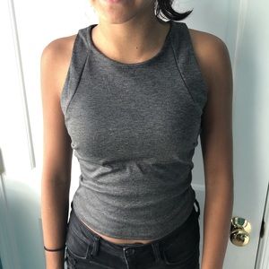 Wet seal crop top